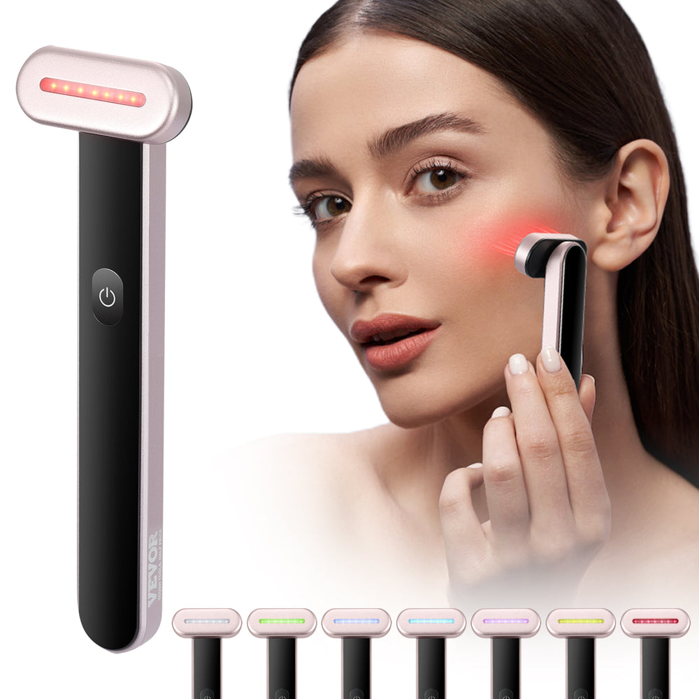 LED Facial Wand Red Light Therapy Device