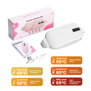 Electric Heating Pad Menstrual Cramp Massager