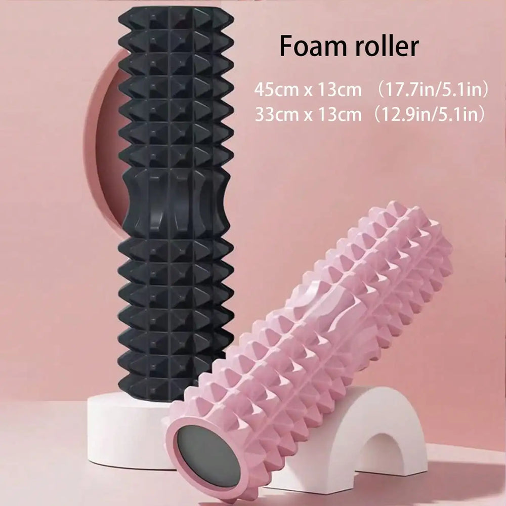High-Density Crescent Foam Roller – Restore & Align 🧘‍♂️✨