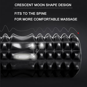 High-Density Crescent Foam Roller – Restore & Align 🧘‍♂️✨