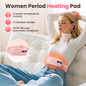 Electric Heating Pad Menstrual Cramp Massager