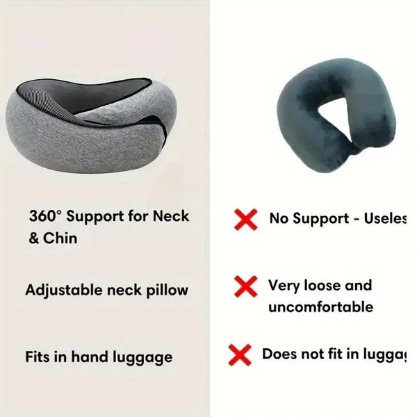 U-shaped Snail Style Travel Pillow